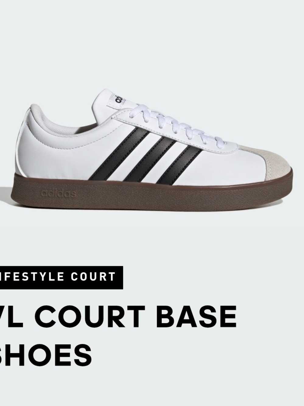 adidas VL Court Base Sneakers - Women's Size 8